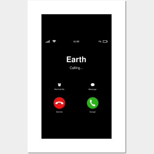 Earth Calling - Environment Conservation - Activism Posters and Art